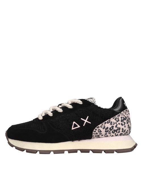Sneakers Ally Winter in camoscio, tessuto ed ecopelliccia SUN68 | Z45208NERO