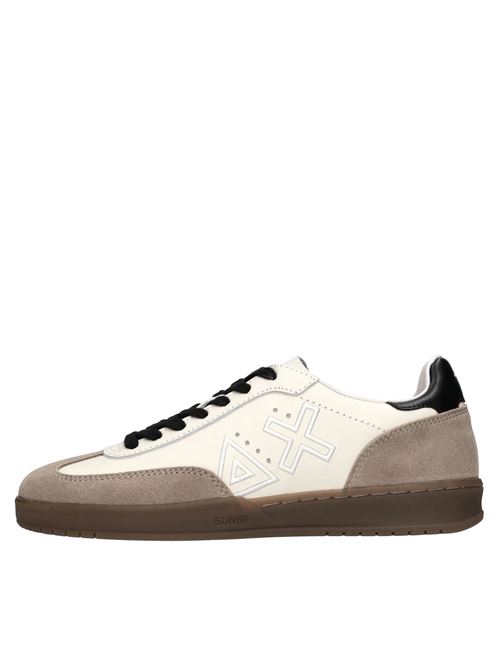 Sneakers California Sun in pelle e camoscio SUN68 | Z45242PANNA