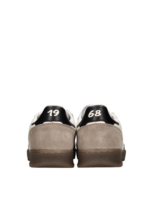 Sneakers California Sun in pelle e camoscio SUN68 | Z45242PANNA