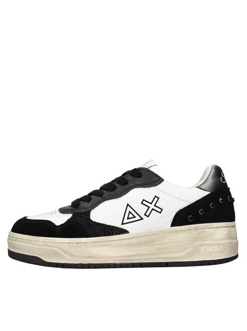 Sneakers Basket Love Lady in pelle e camoscio SUN68 | Z45244NERO