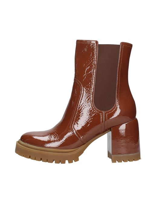 Patent leather ankle boots CASADEI | VB0060_CASAMARRONE