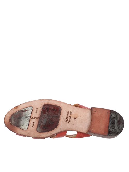 Sandali flat in pelle JP/DAVID | 3916/12MATTONE