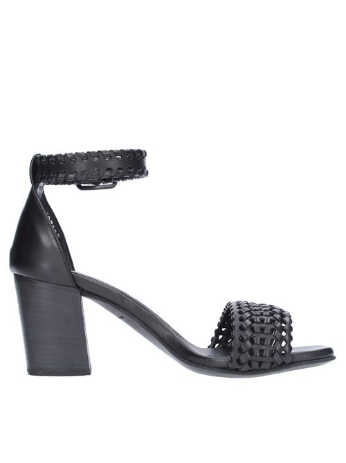 Leather sandals PANTANETTI | 16057BNERO