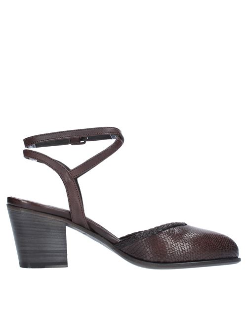 Slingback pumps in leather PANTANETTI | 16106GFONDENTE