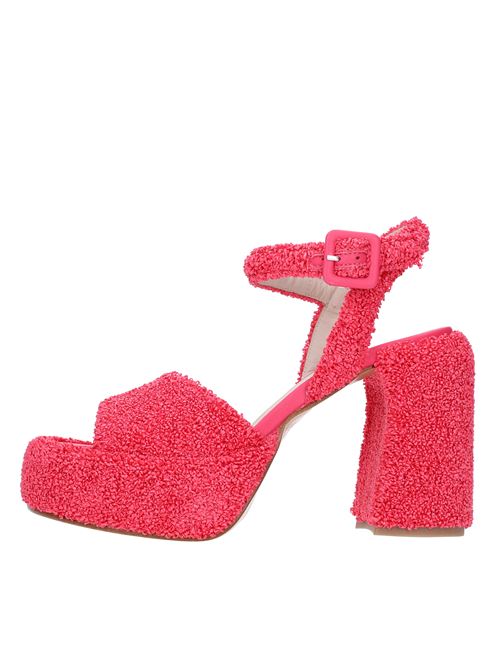 Fabric platform sandals ELENA IACHI | E3355-T2GERANIO