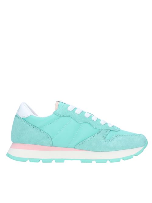 Sneakers in camoscio pelle e tessuto SUN68 | Z33201ACQUA