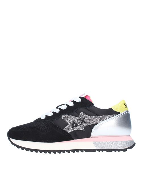Sneakers in camoscio pelle e tessuto SUN68 | Z33211NERO