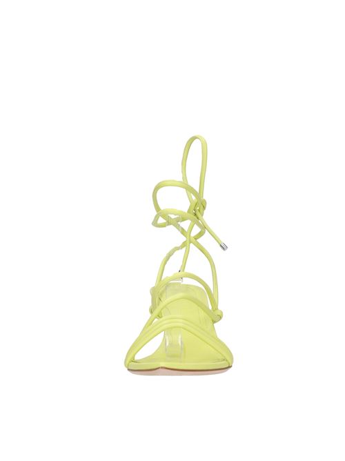 Leather sandals 3JUIN | 323SC016.J.0770202LIME