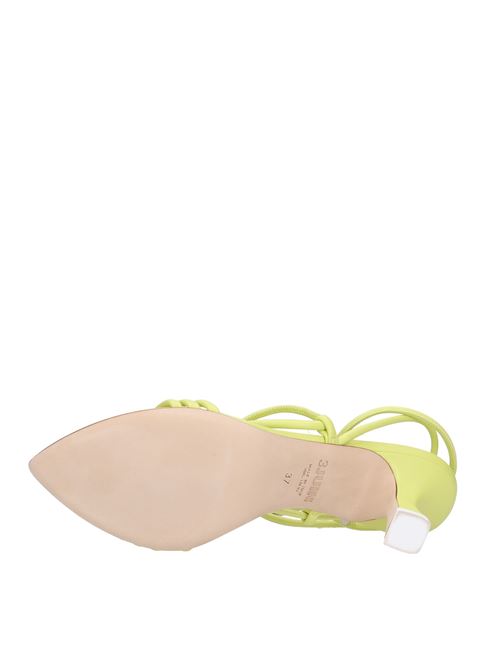 Leather sandals 3JUIN | 323SC016.J.0770202LIME