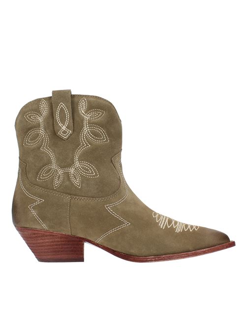Stivaletti Texani modello DENVER in camoscio ASH | DENVERDUNE