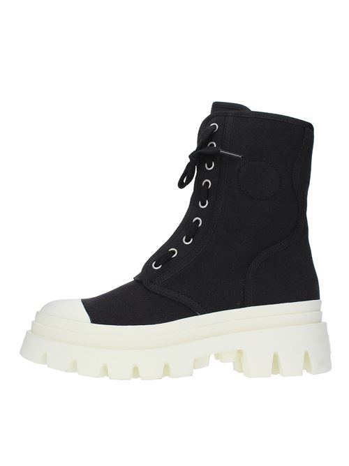PHOENIX ankle boots in fabric ASH | PHOENIXNERO
