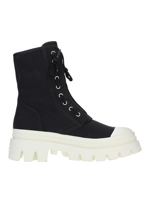 PHOENIX ankle boots in fabric ASH | PHOENIXNERO