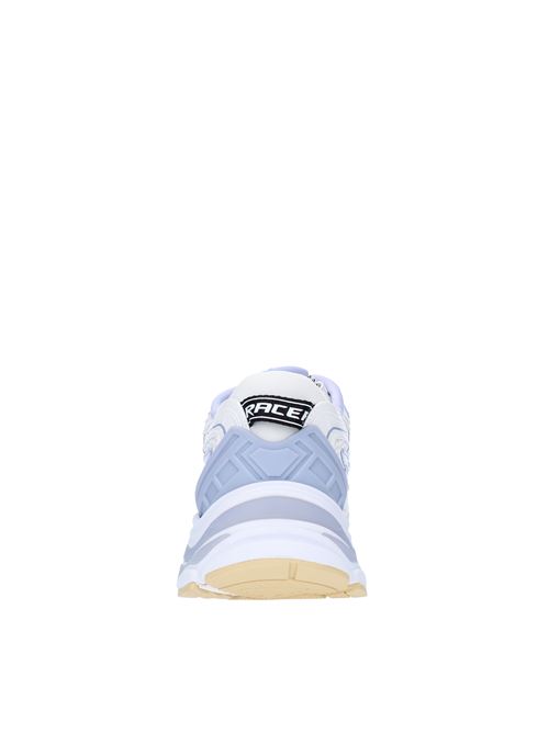 Sneakers modello RACE ASH in ecopelle e tessuto ASH | RACE PEARLIZED MICROFIBER PU-PATENTBIANCO-LILLA