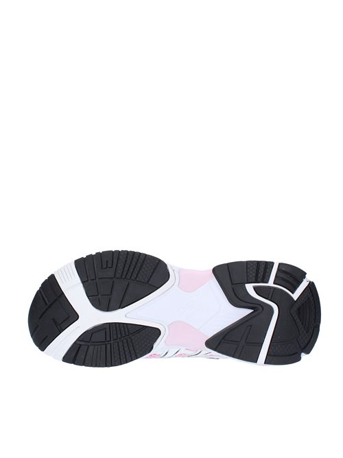 Sneakers modello RACE ASH in ecopelle e tessuto ASH | RACE PEARLIZED MICROFIBER PU-PATENTROSA-BIANCO-NERO
