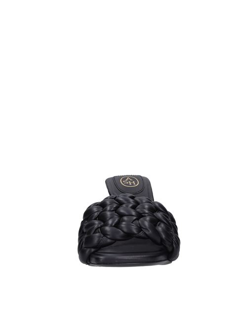 Woven leather mules ASH | SERENANERO