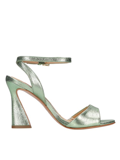 Sandali in pelle laminata CARRANO | 387001B/CAB05-CRACKPISTACCHIO