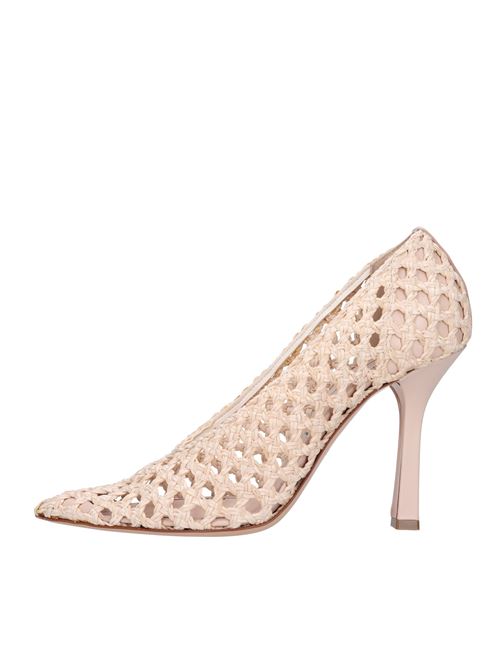 Woven leather pumps CASADEI | 1H848S1001PANNA