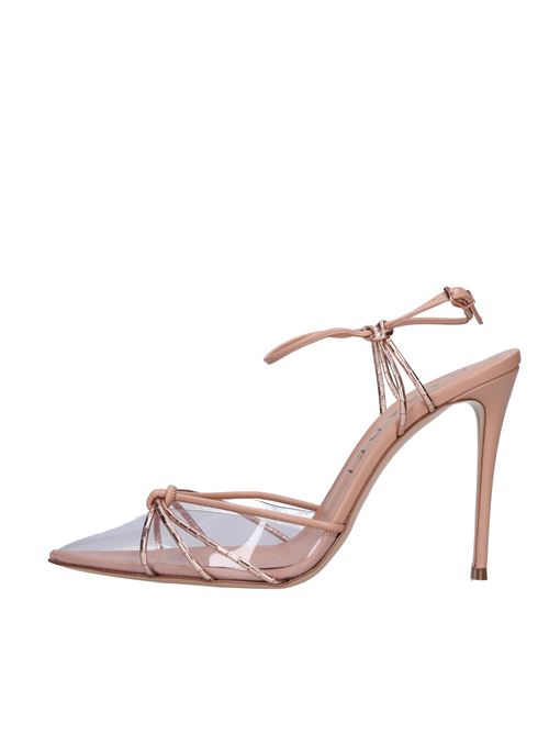 Slingback pumps in leather and plexiglass CASADEI | 1H948V1001DAFNE