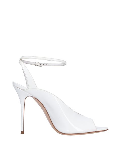 Patent leather and plexi sandals CASADEI | 1L077V1001BIANCO