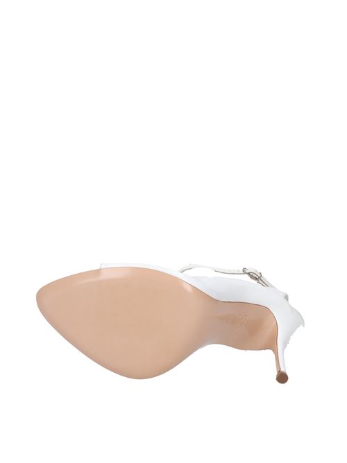 Patent leather and plexi sandals CASADEI | 1L077V1001BIANCO