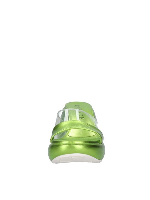 Mules Zeppa in pelle e plexi CASADEI | 1M942V0801SPIRULINA