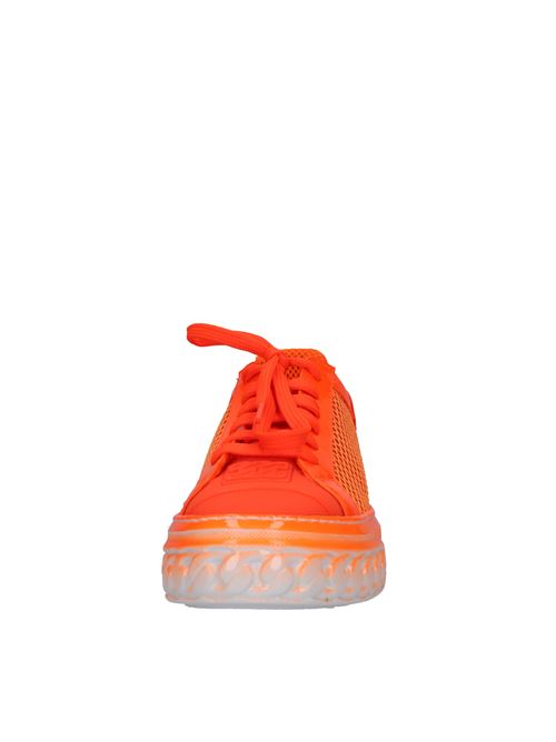 Leather and fabric sneakers CASADEI | 2X948V0201ARANCIO