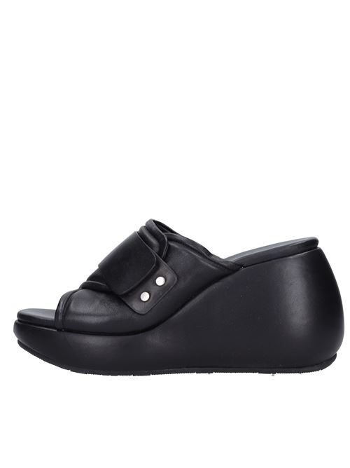 Mules Zeppa in pelle CASADEI | CASA135NERO