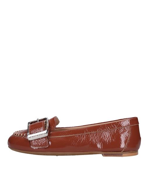 Patent leather moccasins CASADEI | CASA139MARRONE