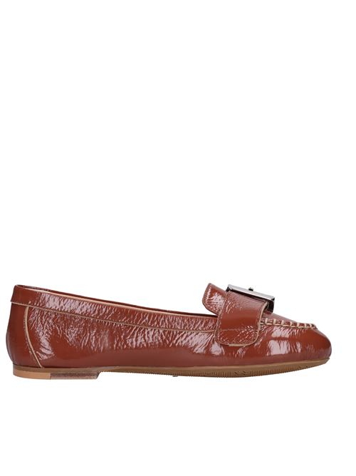 Patent leather moccasins CASADEI | CASA139MARRONE