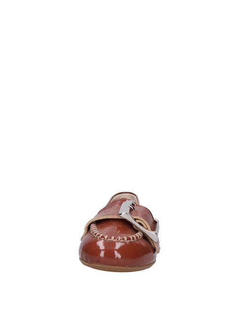 Patent leather moccasins CASADEI | CASA139MARRONE