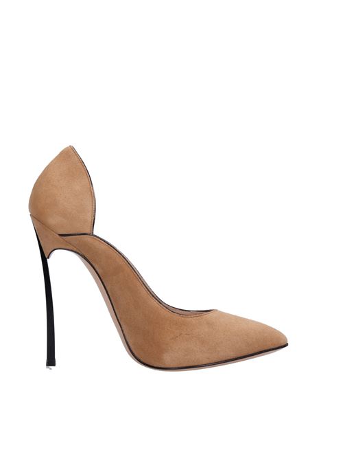 Décolleté Blade in camoscio CASADEI | CASA178CAMMELLO