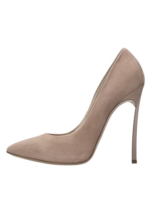 Suede Blade pump CASADEI | 1F410D125HHCMSC3401SANDSTONE