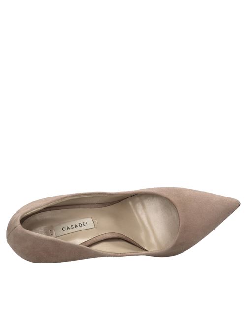 Suede Blade pump CASADEI | 1F410D125HHCMSC3401SANDSTONE