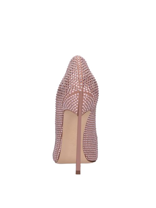 Décolleté Blade in camoscio e strass CASADEI | VG0017ROSA