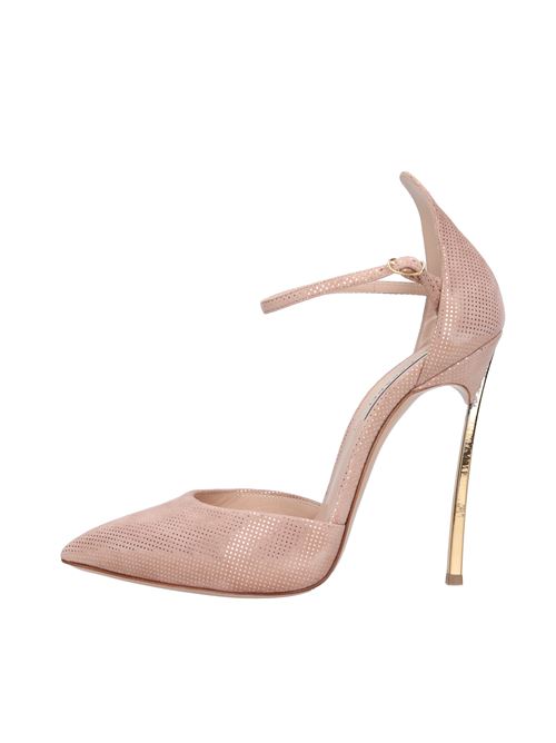 Décolleté Blade in tessuto e pelle CASADEI | VG0176_CASABEIGE