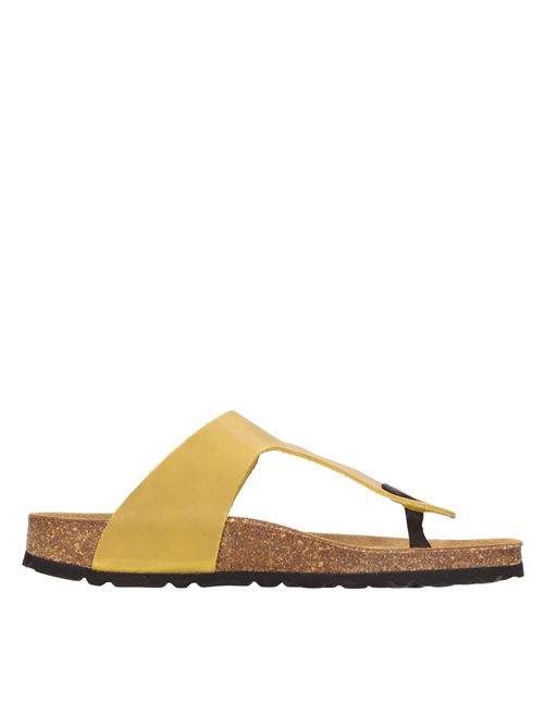 Mules infradito in pelle CUBANAS | COMP120GIALLO