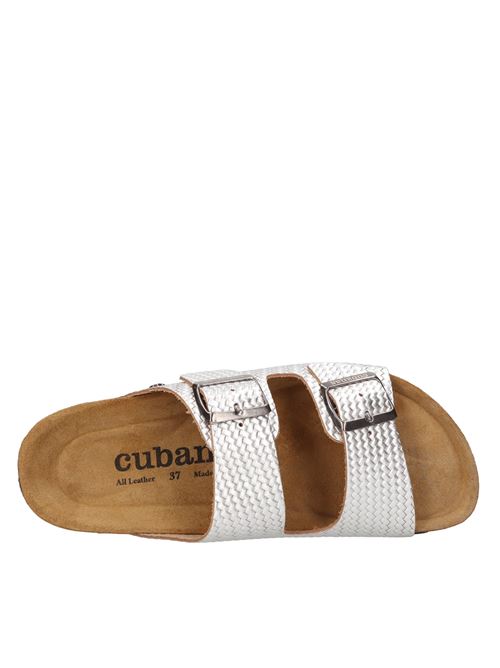 Mules in pelle CUBANAS | COMP270ARGENTO