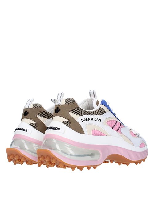Sneakers DSQUARED2 BUBBLE in microrete e pelle DSQUARED2 | SNW015409704372MULTICOLOR