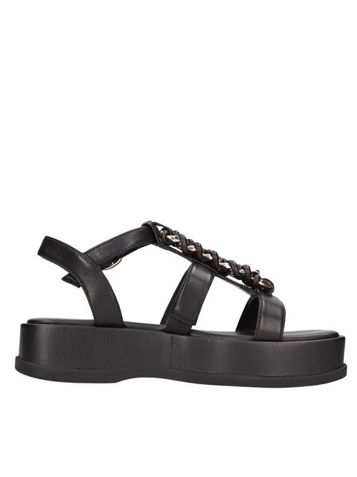 Sandali in pelle GUESS | FL6VADLEA03NERO