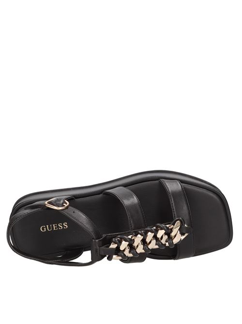 Sandali in pelle GUESS | FL6VADLEA03NERO