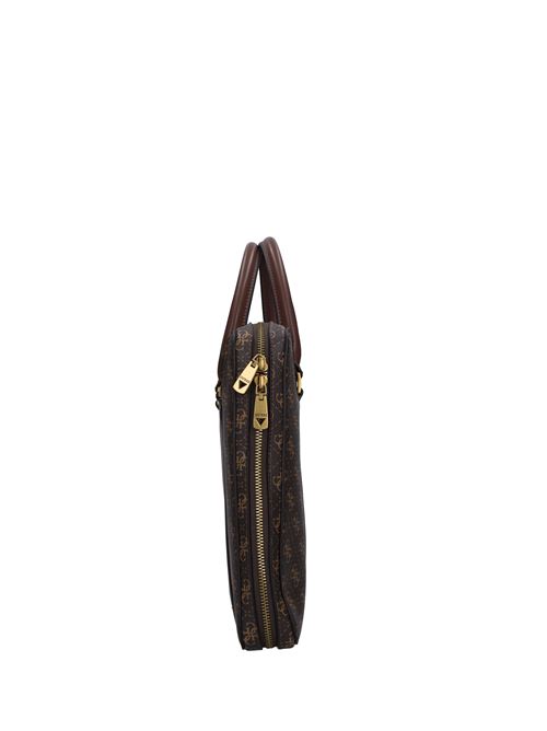 Borsa portadocumenti in ecopelle GUESS | HMEVZLP3138MARRONE
