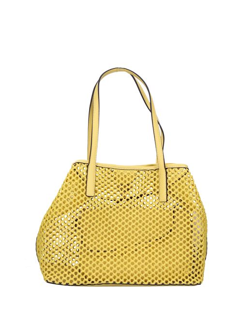 Shopper in ecopelle e rafia GUESS | HWWJ699523GIALLO