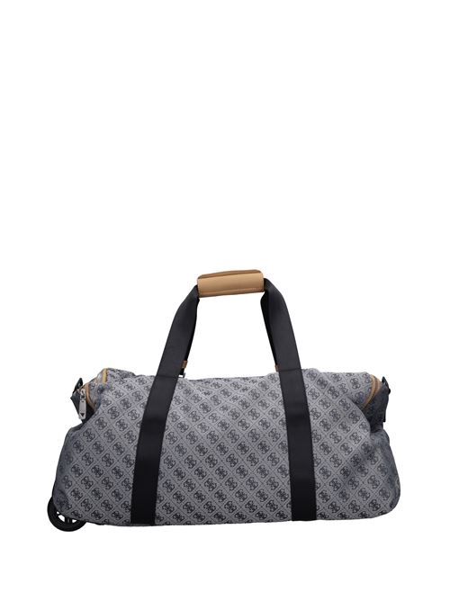 Borsone trolley in tessuto con inserti in ecopelle GUESS | TMBOLJP4254GRIGIO