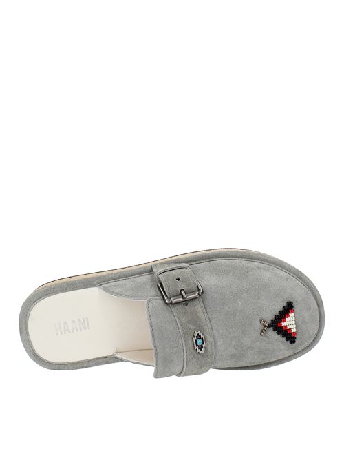 Mules in camoscio HAANI | 7907GRIGIO