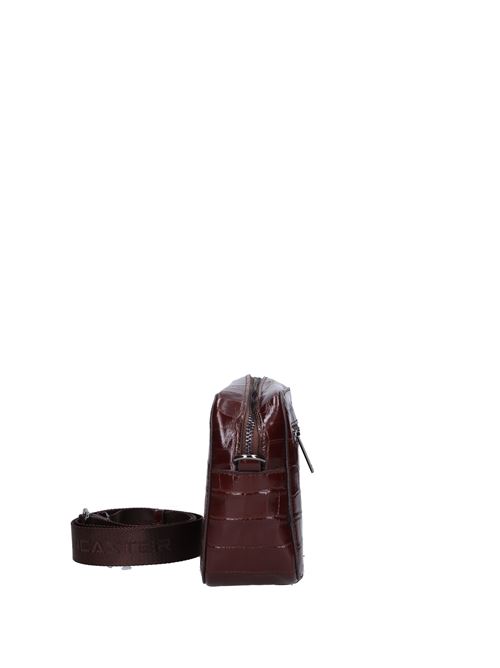 Leather shoulder strap LANCASTER | 324-01MARRONE