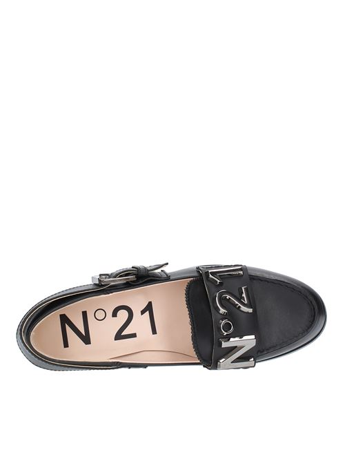 Mocassini in pelle N°21 | SP01700170FNERO