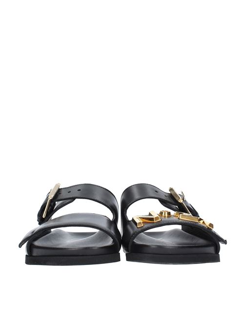 Mules in pelle N°21 | SP0306NERO