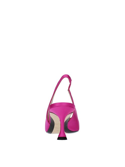 Satin slingback pump N°21 | CPXNV15050-X043FUXIA