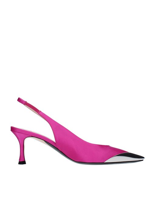 Satin slingback pump N°21 | CPXNV15050-X043FUXIA