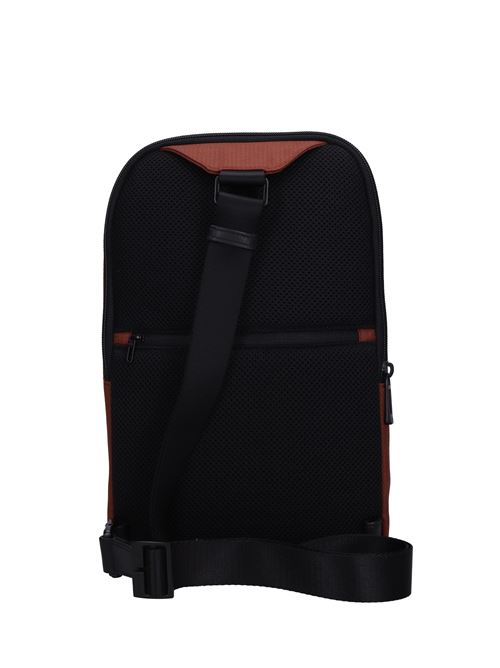 Zaino monospalla in tessuto PIQUADRO | CA5751W129MARRONE